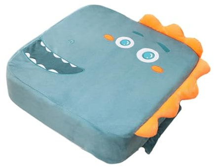 Luwecf Sitzerhöhung für Küchenstuhl, Reise Sitzerhöhung, rutschfeste Unterseite, Erhöhungskissen für Kinder, Jungen Und Mädchen, Krokodil