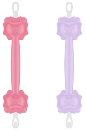 Baby Nose Ear Cleaner, 2 pezzi Nasenreiniger Baby, Pulizia orecchie, Igienico, Adatto per Casa e Viaggi, Uso Sicuro per la Cura del Neonato, del Neonato per Bambini Prodotti, rosa/viola