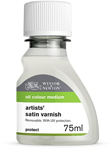 Winsor & Newton Professional Artists' Satin Varnish, 75ml (2.5oz) Bottle