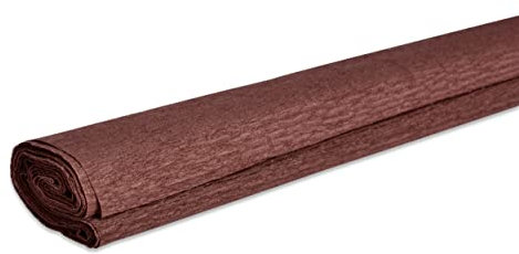 VBS Krepppapier 200cm 32g/qm aus Papier Dekorationen floristische Arbeiten Braun
