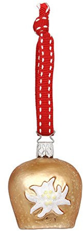 Inge-Glas Christbaumschmuck Edelweißglocke