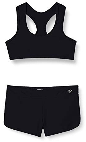 Haute Pression Niñas 907 Traje de baño de Dos Piezas Not Applicable, Noir, 14A