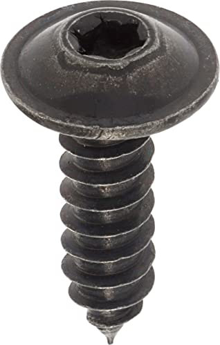 Restagraf – Tornillo de chapa – Cabeza redonda grande Torx – Acero zincado negro – Estándar NFE 25-655 – Fijación carrocería – Ref. 772 – Bolsa de 20 unidades
