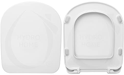 HYDRO HOME Copriwater Compatibile con Dolomite Gemma 2, Tavoletta WC Termoindurente Antibatterica,Sedile WC robusto, Cerniere Fisse in Acciaio Inox, Montaggio rapido,Imballaggio AntiUrto, Bianco