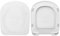 Abattant de WC Toilette Ideal standard Tesi comme original, en plastique thermodurcissable enveloppant avec charnières fixes en acier inoxydable, axe WC couleur blanc fabriqué en Italie
