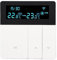 Termostato Intelligente 3A per Casa - Programmabile Con Schermo LCD a Colori, Alta Precisione per Riscaldamento Caldaia ad Acqua (Bianco)