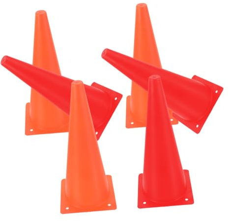KOMBIUDA 6stücke Fußball Trainingsmarkierungen Bunte Agilitätskegel Für Fußball Basketball Und Hohe Zubehör Für Sportübungen