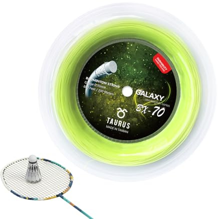 Corde de Badminton | Fil de Remplacement Raquette de Badminton | Raquette d'entraînement Fil de Remplacement Élastique 200M pour Débutants Et Enthousiastes