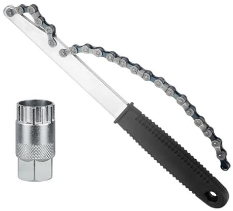 Javoryxh Herramienta De Látigo para Cadena Bicicleta Carretera Herramienta para Quitar Piñones Bicicleta Removedores Volante Herramientas Reparación Removedor Llaves Removedor Fácil