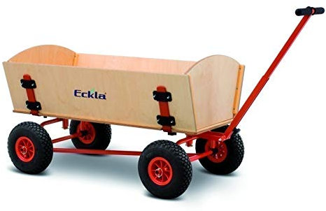 ECKLA XXL Fun Bollerwagen Trailer mit Hinterachslenkung