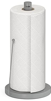 stardis Portarrollos de Cocina Simply Acero Inoxidable Mate Cepillado Soporte para Rollos de Papel Estable y Duradero (Gris)