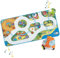 Chicco Elektronischer Turbo Ball Stadt Spielmatte, Maxi Spielmatte 110x60 cm, Interaktiver Teppich mit Lichtern und Quiz, 15 Interaktionspunkte, mit 1 Turbo Ball Fahrzeug, Teppich Autos, 1-4 Jahre