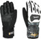 Level Replica - Skihandschuhe für Herren, Knöchelschützer aus Leder und Stoff, Wasserdichte Winterhandschuhe für Extreme Kälte, Thermohandschuhe für Skifahren, Schneebekleidung - 1 Paar