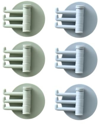 TPZORJX 6 Stück Handtuchhalter- Klebehaken extra-stark,ideal als Handtuchhaken für Bad & Küche - Kinder Kleiderhaken Kinderzimmer Klebehaken Kinder Haken Garderobe Kinderhaken