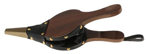 Fuelle de chimenea para hoguera, fuelle de mano para chimenea, estufa de leña con correa para colgar, boquilla de metal para chimenea, hoguera, estufa de leña, barbacoa, camping al aire libre