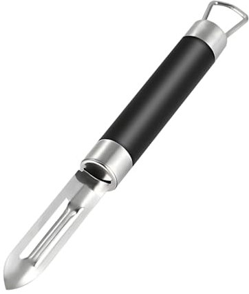 Royomal Sparschäler, 19 cm Gemüseschäler, Edelstahl Zweischneidig Pendelklinge, Schäler mit Beweglicher Klinge, für Küche für Obst Karotten Auberginen Mango