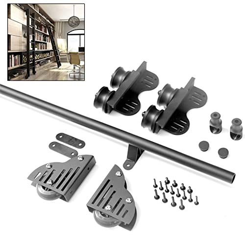 Set di binari retrattili per scale mobili da 3,3 a 6,2 m, binario di prolunga per scale mobili (scala non inclusa)