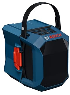 Bosch Professional 18V System Enceinte Bluetooth sans-Fil GPB 18V-1 C (avec Couvre-Batterie)