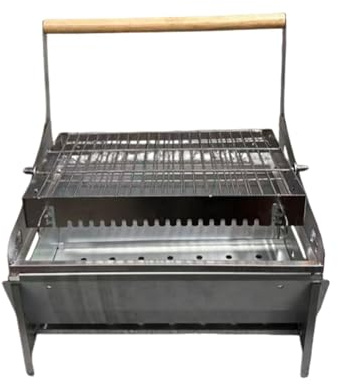Parrilla Giratoria Barbacoa Acero Inoxidable Rotación 360° Para En Camping