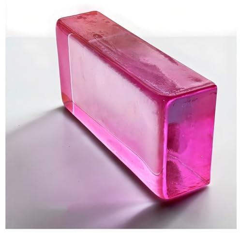 Rektangulära glasstenar för rumsavdelare, arkitektonisk dekoration, 200 x 100 x 50 mm