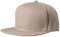 Boolavard Klassische Snapback-Mütze, Mütze, Hip-Hop-Stil, Flacher Schirm, blanko, einfarbig, verstellbare Größe (Khaki)