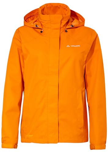 VAUDE Damen Freizeit und Regenjacke Escape Bike Light, wasser- und winddicht, atmungsaktiv, kurkuma, 48
