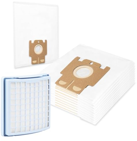 PRIMEBAG - 10 Staubsaugerbeutel HEPA Filter kompatibel mit Miele S164 S163 S143 S171 S172 S194 S195 - Bestleistung beim Saugen