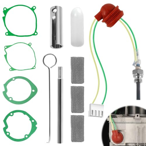 Glühkerze Diesel Standheizung, Afenau 11 Stück 12V 2/5/8KW Standheizung Zubehör, Keramik Pin Glühkerze Kit, Glühkerze Standheizung, Diesel Standheizung Zubehör für Auto LKW Boot Parkheizung