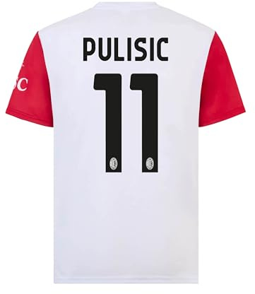 A.C. Milan - Maglia Home/Away Replica Stadio, Stagione 2025/2026, Maglia Away Pulisic, Prodotto Ufficiale, Adulto, Taglia M