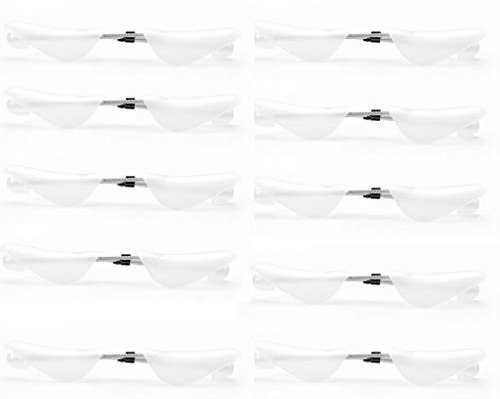 Hollylife 10 Pairs Shoes Trees Maintain Shape Footwear Adjustable Spiral Spring Shoe Tree Shaper Stretcher for Unisex Men & Women UK 6.5-9/EU 39-42 White