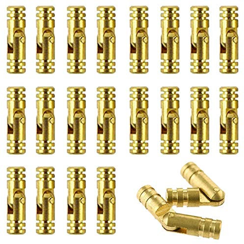 20 Pezzi Hinges Mini Scatola di Gioielli Nascosta Cerniera Nascosta in Ottone Nascosto Invisibile in Ottone per Scatola di Gioielli Fai Da Te, Scatola Regalo, Scatola di Gioielli, Mobili Miniature