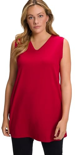 Ulla Popken Basic-v-Top T-Shirt Femme (Lot de 1)