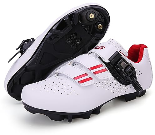Hixingo Fahrradschuhe Damen Herren MTB Radsportschuhe Mountainbike Schuhe Sneaker Atmungsaktive Outdoor-Radschuhe Fahrrad Spin MTB Schuhe