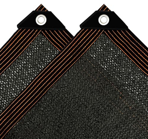 Filet d'ombrage pour serre/jardin, 3 x 4 m, 90 % rectangulaire, avec œillets, pour balcon, terrasse, filet d'ombrage pour plantes, piscine