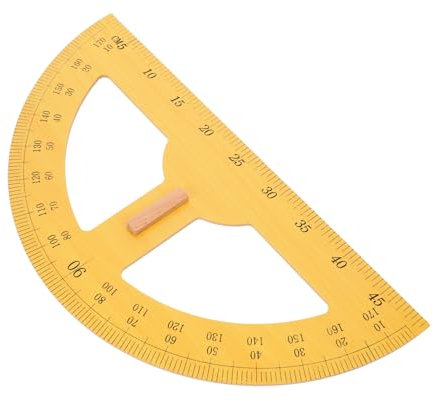 HAWILLOSCH 180grad Giant Protractor Winkelmesser Für Lehrer Robustes Zeichentool Mit Klarer Und Halbrunder Form Zur Präzisen Winkelmessung Der Geometrie