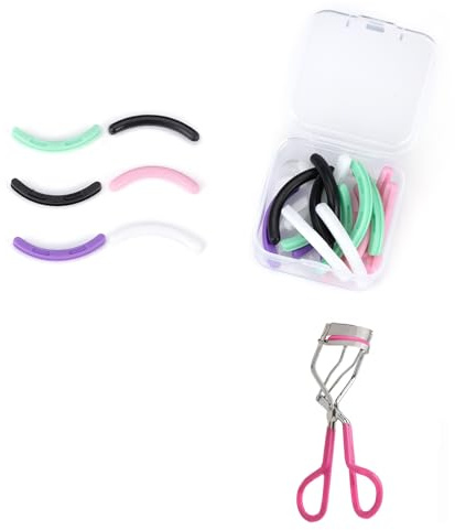 Wimpernzangen-Pads, kompatibel mit Tweezerman, Wimpernzangen-Pads, 24 Stück, Silikon-Nachfüllpads, kompatibel mit Tweezerman, bunt