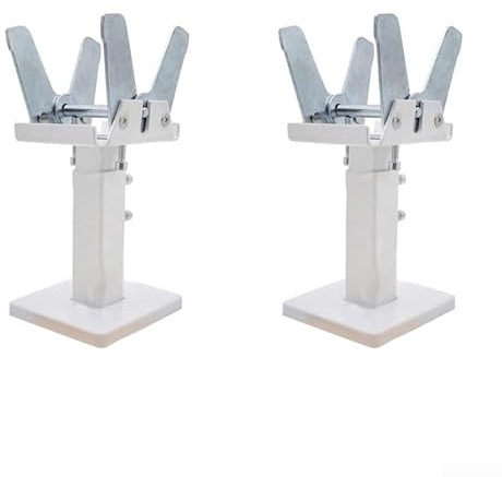 1 paire de supports de radiateur en acier réglables en hauteur pour radiateurs à panneaux, kit de pieds de montage au sol pour la maison
