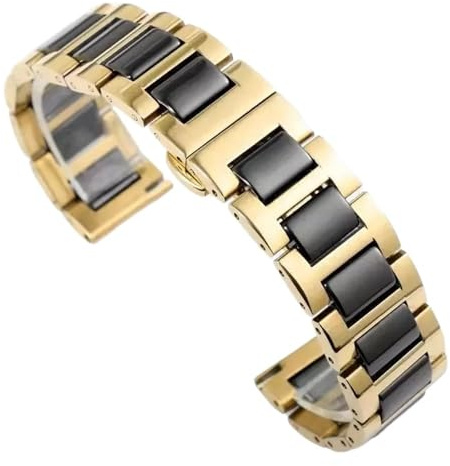 20 mm 22 mm keramiskt klockarmband Snabbkopplingsrem Utsättningsspänne Armband for kvinnor män