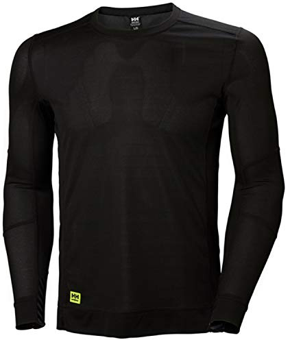 Helly Hansen Workwear Men's Hh LIFA Crewneck Underwear, Schwarz, S