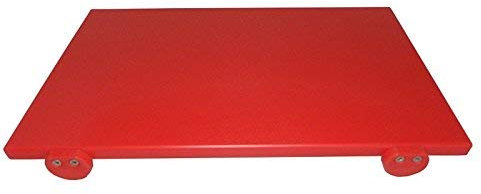 MCM-Service-Srl Tabla de Cortar de Polietileno Profesional Rojo 50 x 30 x 2 con Fermi