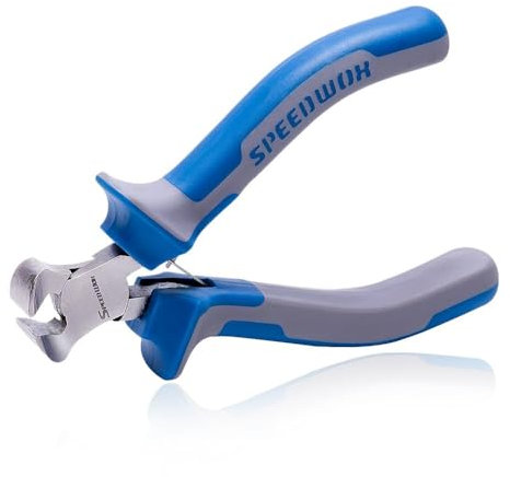 SPEEDWOX 10,2 cm Endzange, Präzisions-Endschneider, Zange, Mini-Endschneidezange, feine Zange mit Feder, mikrofunktioneller kleiner Drahtschneider, Schmuckherstellung, Schuhe, Reparaturwerkzeug