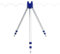 Wakects Angelrutenständer, tragbar, Stativ, für Outdoor-Sport und Meeresangeln, faltbar, aus Aluminiumlegierung, 120 cm
