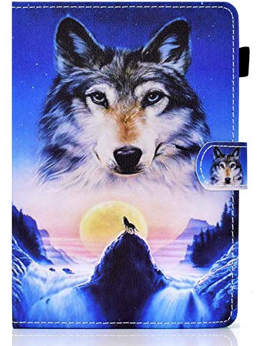 10 Zoll Tablet Hülle - Universelle Ledertasche Folio Hülle für Fire HD 10, Google Nexus 9/10, Galaxy Tab E 9.6 / Tab A 10.1, Sony Xperia Z / Z2 / Z3