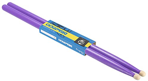 PATIKIL Maple Wood Drumstick Anti Slip Drum Stick 5A Purple 1 Pair for Drumming Musical Instrument Percussion