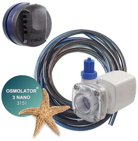 Tunze Osmolator 3 nano I Wasserstandsregler für Nano- & kleine Aquarien (bis zu 250l) I Wasserpegelregler mit Zeitüberwachung für Salzwasseraquarien I Water Level Sensor mit Magnethalterung