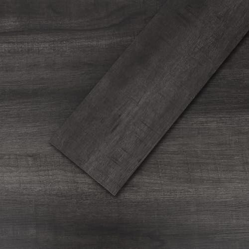 Mysflosy Self-Adhesive Vinyl Flooring Plank, Natural Wood Grain Peel and Stick Flooring Waterproof for DIY Installation