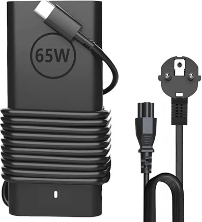 Neues 65W Dell Laptop Ladegerät,65W USB C Ladegerät für Dell Latitude 3440 3540 5320 5420 5430 5440 5520 5530 5540 7330 7340 7400 7420 7430 7440 XPS 13,Chromebook 3100,Type C Adapter Netzkabel
