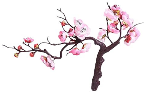 Vynetra Fleurs de prunier artificielles en soie pour festival, mariage, maison, fête, jardin, décoration de table