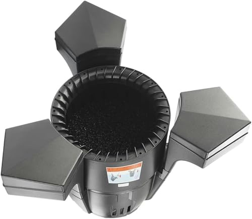 XSDAJSD Écumoire Flottante pour Bassin, Nettoyeur Automatique de Piscine, extracteur de Surface, écumoire et clarificateur, écumoire Flottante à Aspiration pour Bassin à Poissons, Piscine et Jardin