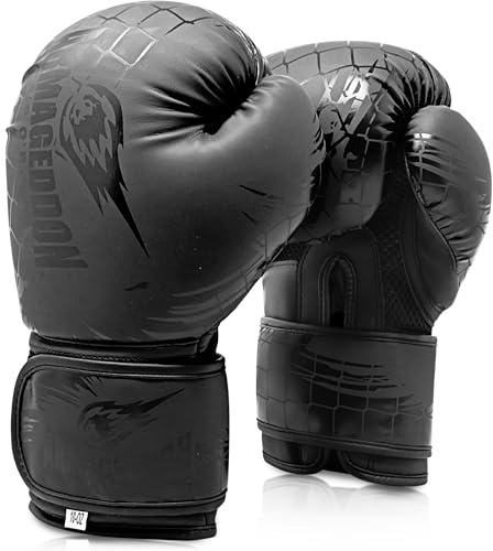 Boxningshandskar herr dam – kickboxning muay thai träningshandskar boxning – PU-läder boxhandskar män kvinnor – sparring boxhandske fitness kampsport